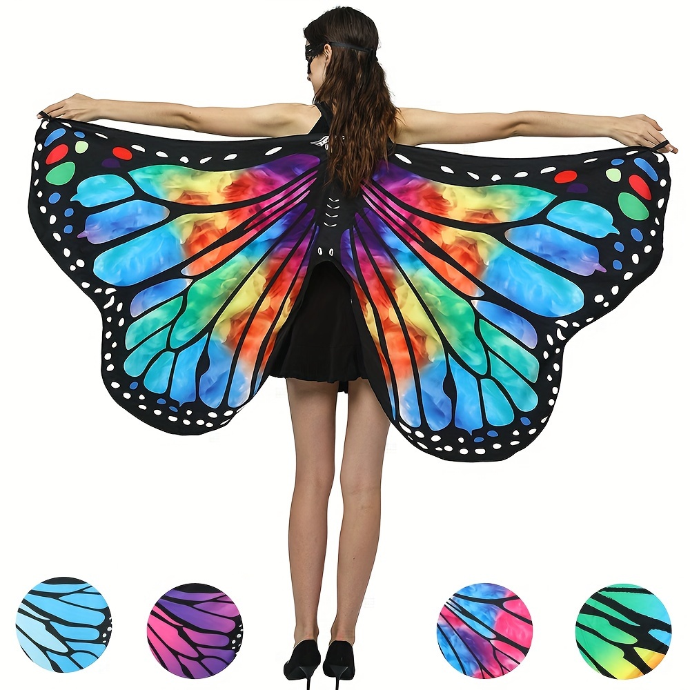 

Halloween Butterfly Wings Butterfly Shawl Moth Wings Butterfly Cloak Costume Accessories Women's Halloween Party Costume Accessories