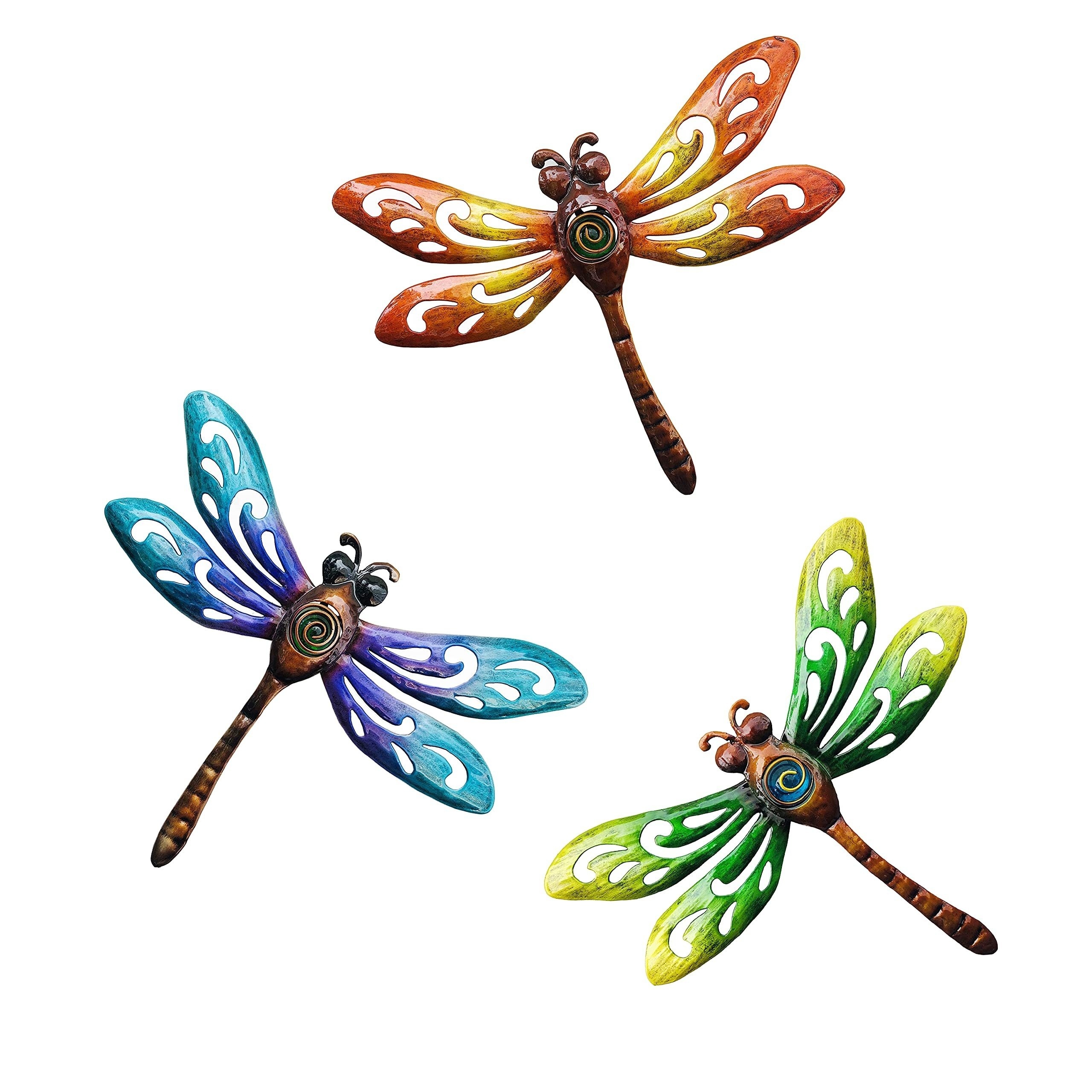 

Beautiful Handmade Dragonfly Metal Wall Art - Perfect For Any Room Or Outdoor Space!