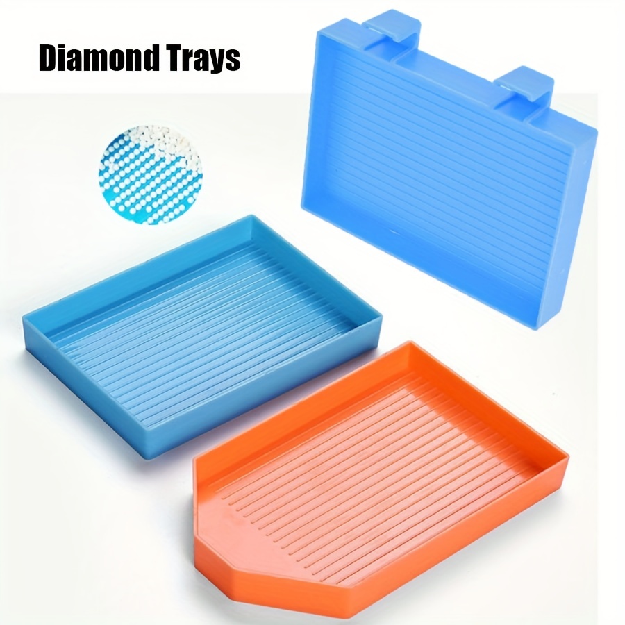 Diamond Painting Trays - Diamond Painting Art Tools Tray Organizer Beads  Rhinestone Tray Nail Plastic Sorting Trays Kit For Diy Art Craft Supplies -  Temu Japan