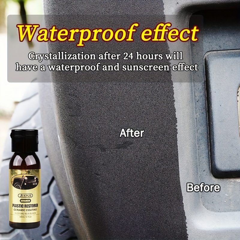 Ceramic Coating Trim Restore Repair Sun Damaged and Oxidized Surfaces