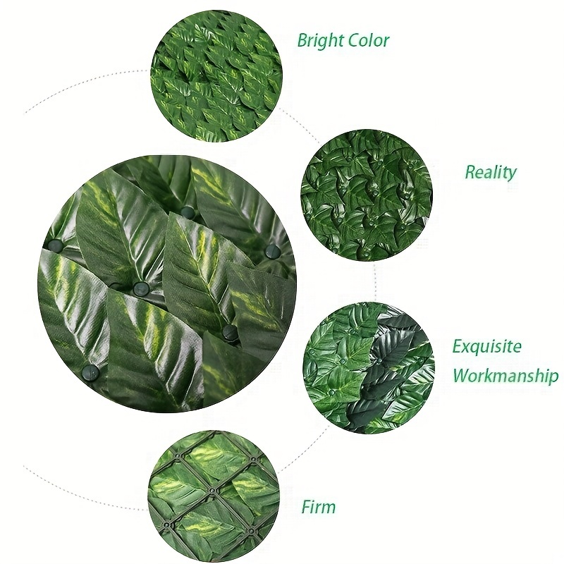 Schermo Recinzione In Foglia Edera Artificiale Griglia - Temu Italy