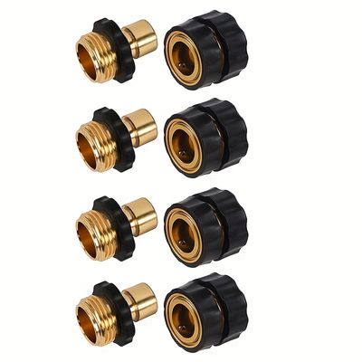 4set garden hose quick connector 3 4 inch male and female garden hose fitting quick connector garden hose supplies