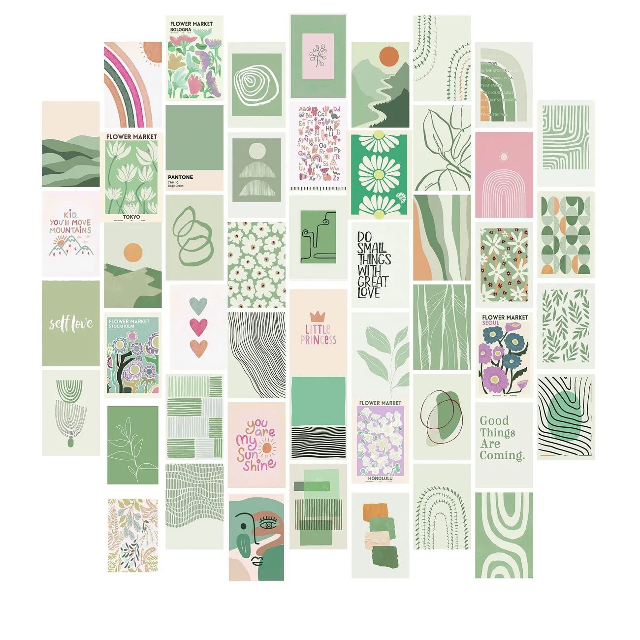 Danish Pastel Wall Collage Kit Aesthetic Pictures, Sage Green Room Decor,  Aesthetic, Posters For Room Aesthetic,matisse Wall Art, Bedroom Decor For  Women,teen Girls Danish Pastel Decor, - Temu Latvia