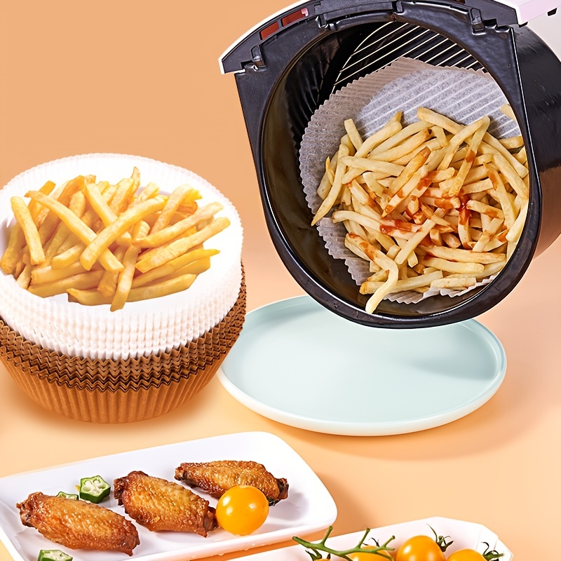 Upgrade Your Air Fryer With Non-stick Disposable Paper Liners! - Temu