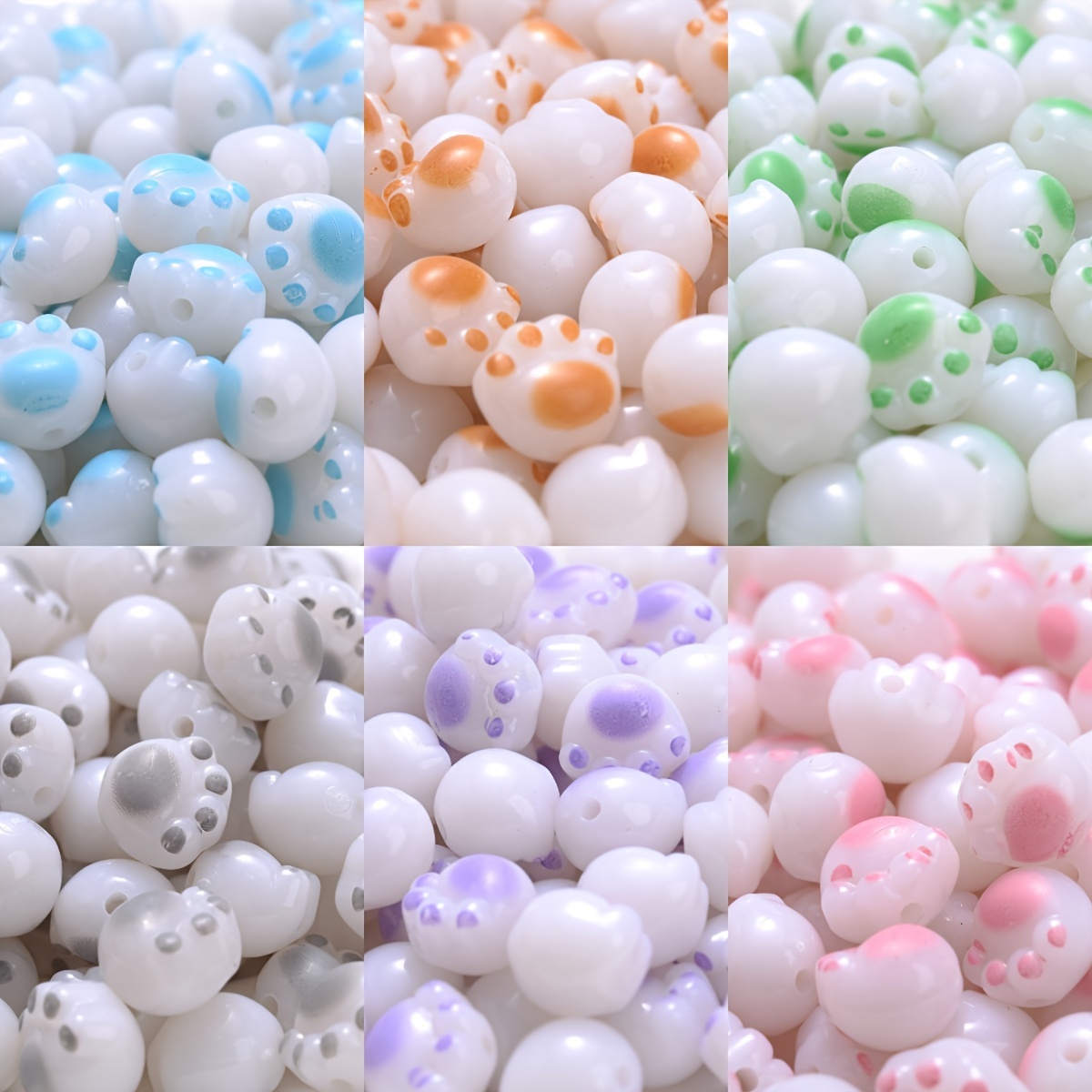 Silicone Spider Beads Colorful Anime Loose Spacer Beads For - Temu
