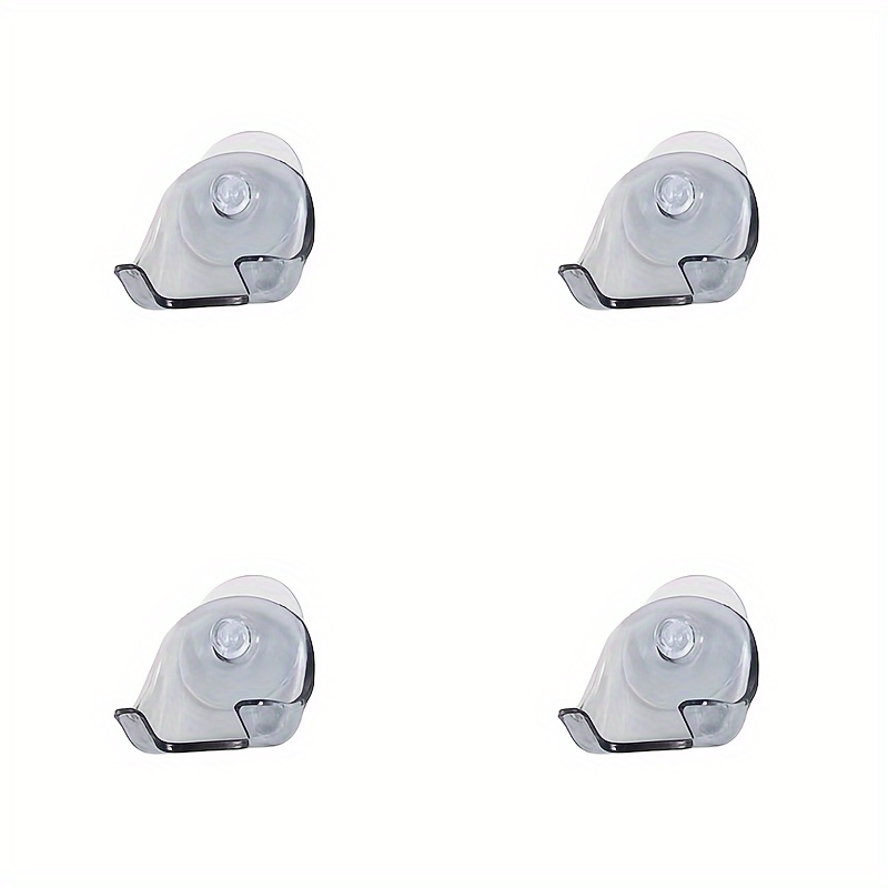 1pc Suction Cup Shaver Holder, Wall-Mounted Bathroom Organizer