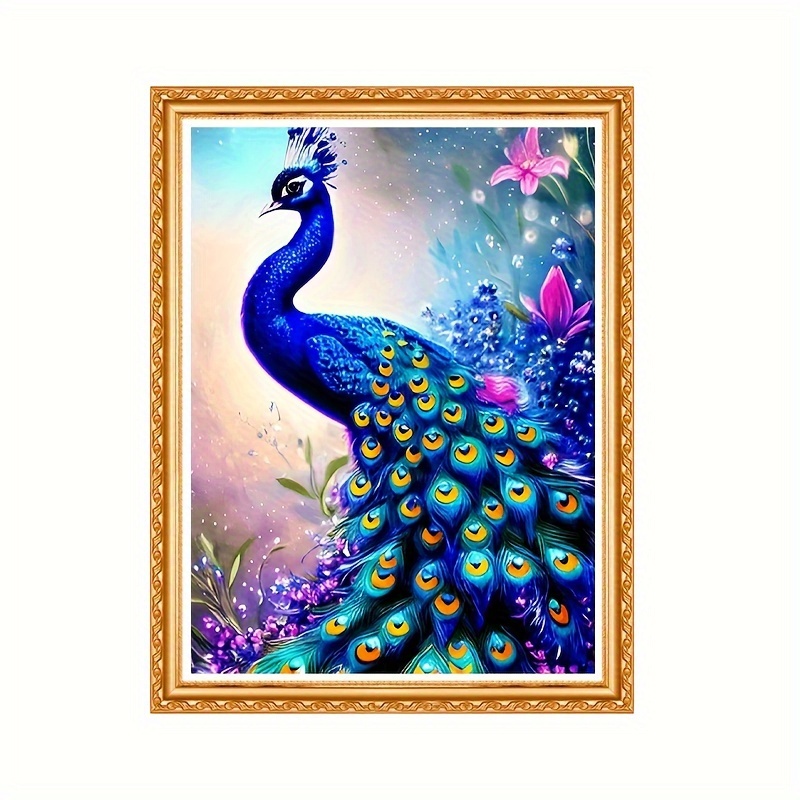 5D DIY Diamond Painting Peacock Pattern Diamond Art Kits For