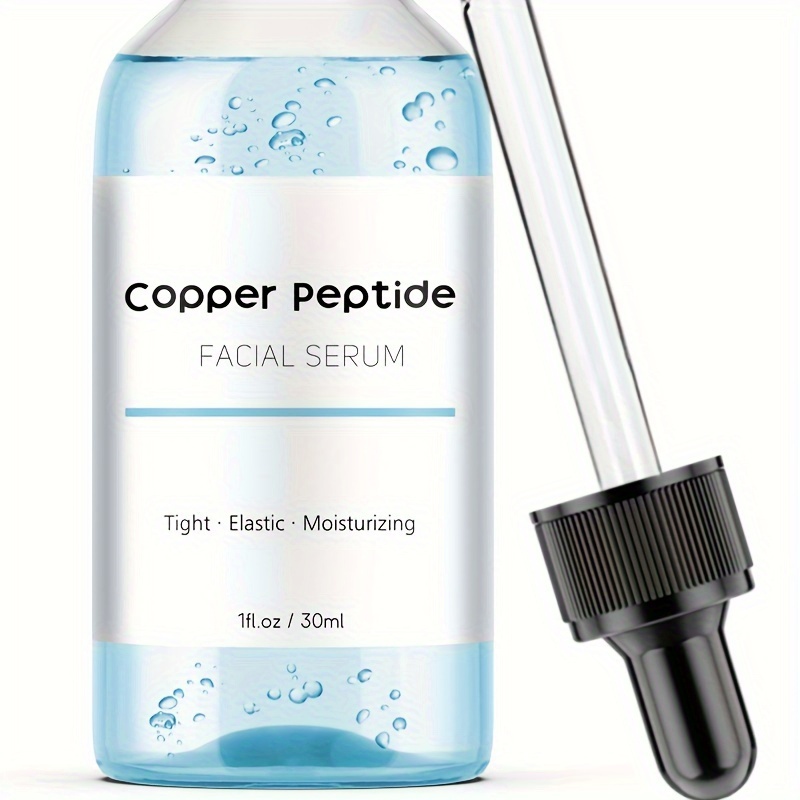 

30ml Copper Peptide Facial Serum With Glutathione/argireline/panthenol, Firming And Nourishing 1fl.oz/30ml