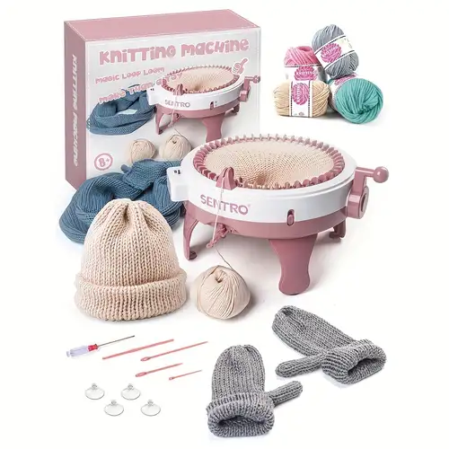 22 Needles Knitting Machine Counter Sweater Scarf Socks Knitting Machine  Smart Weaving Machines For Adult Kids Gift Machines - AliExpress