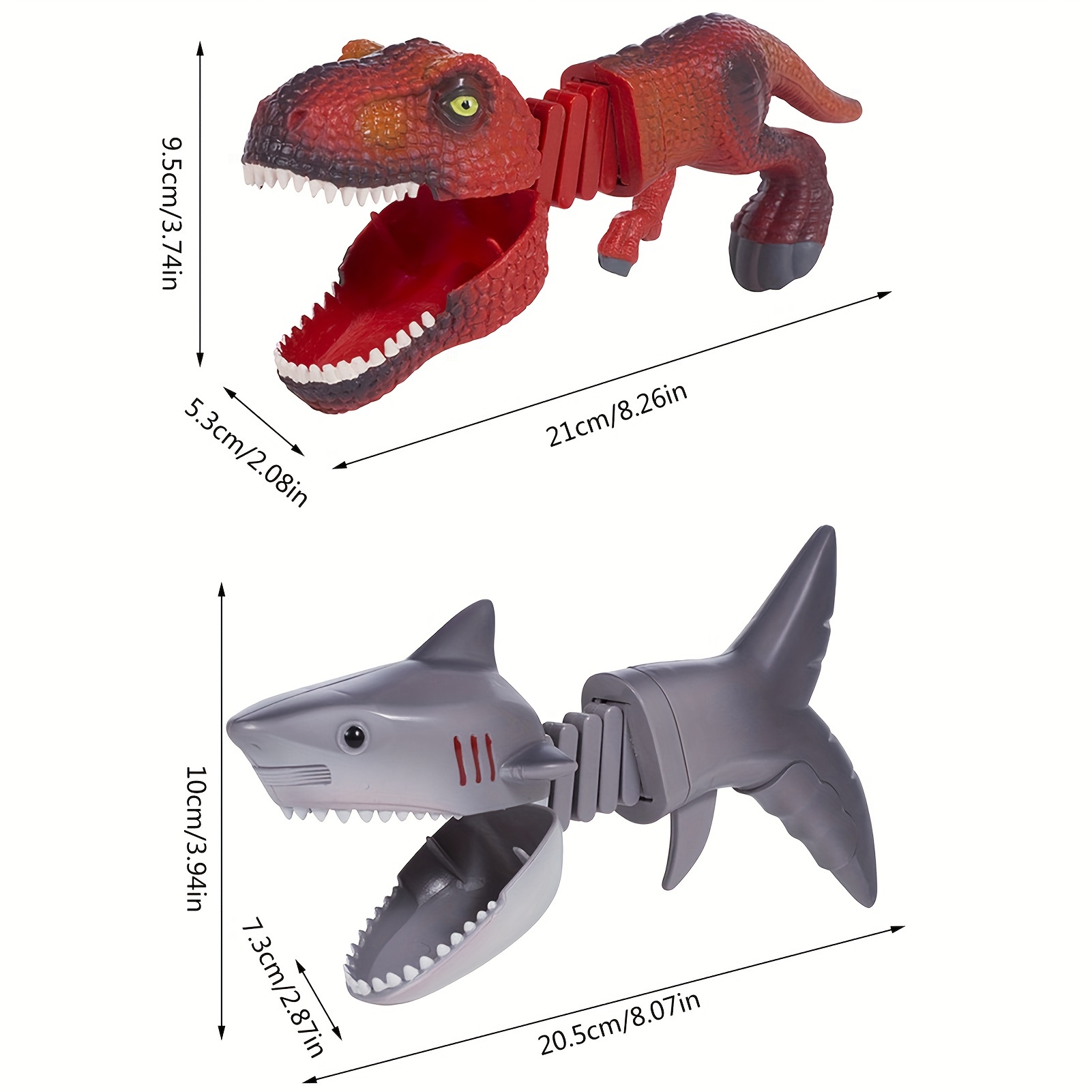Stretch Dinosaur Toy Clip Feather Manipulator