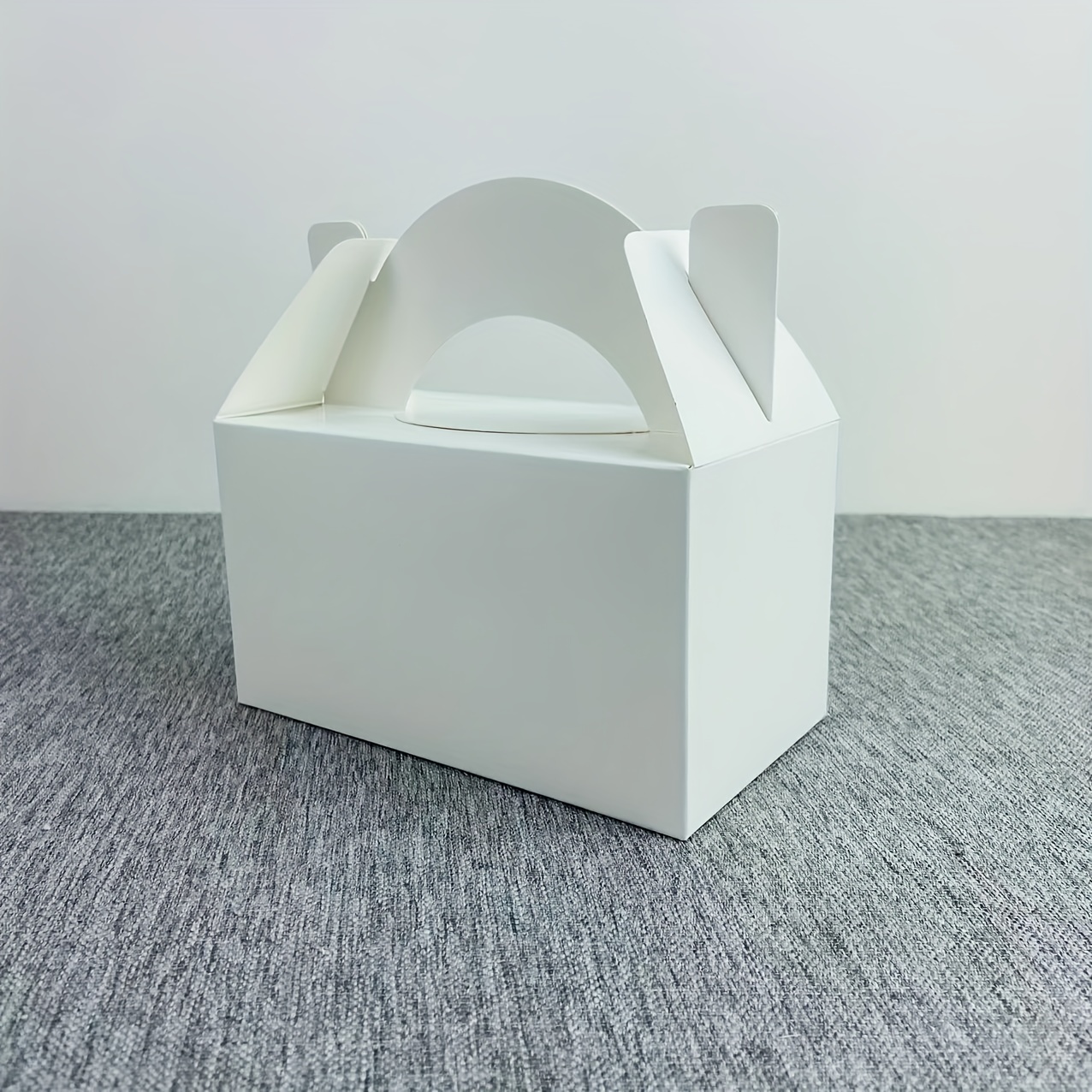 10pcs Slogan Graphic Packaging Bag, Portable Clear Cake Bag For Baking