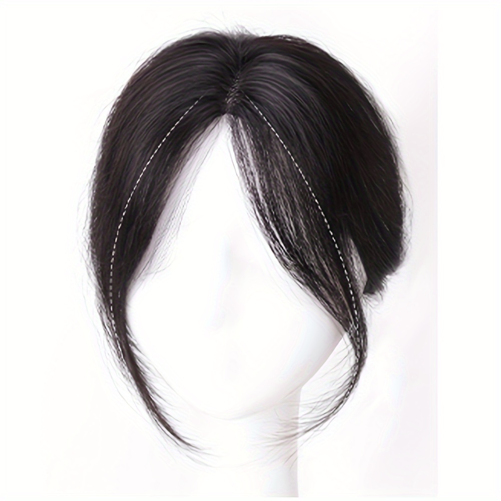 Curtain Bangs Wispy Synthetic Hair Bangs Fringe Hairpiece Temu