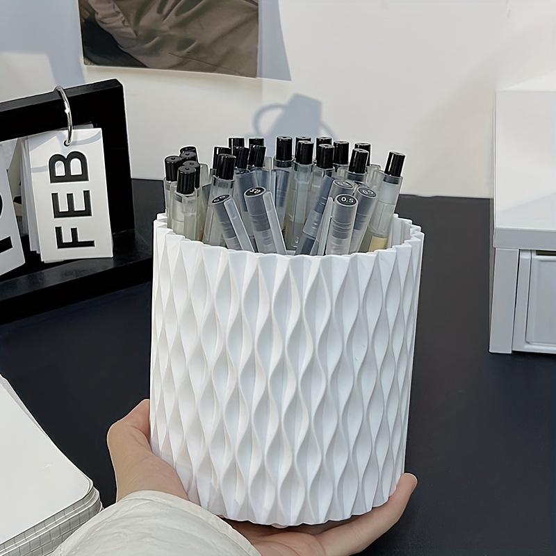 360 Degree Rotation Pen Holder Pencil Holder For Desk Desk - Temu