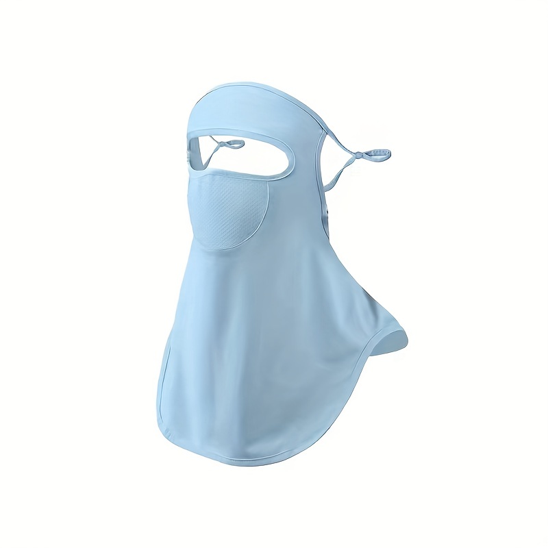 Solid Ice Silk Neck Gaiter for Outdoor Sunscreen