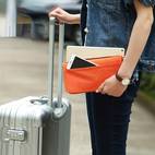 going abroad document bag travel ticket passport storage bag