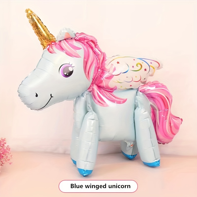 Palloncino 3D unicorno rainbow