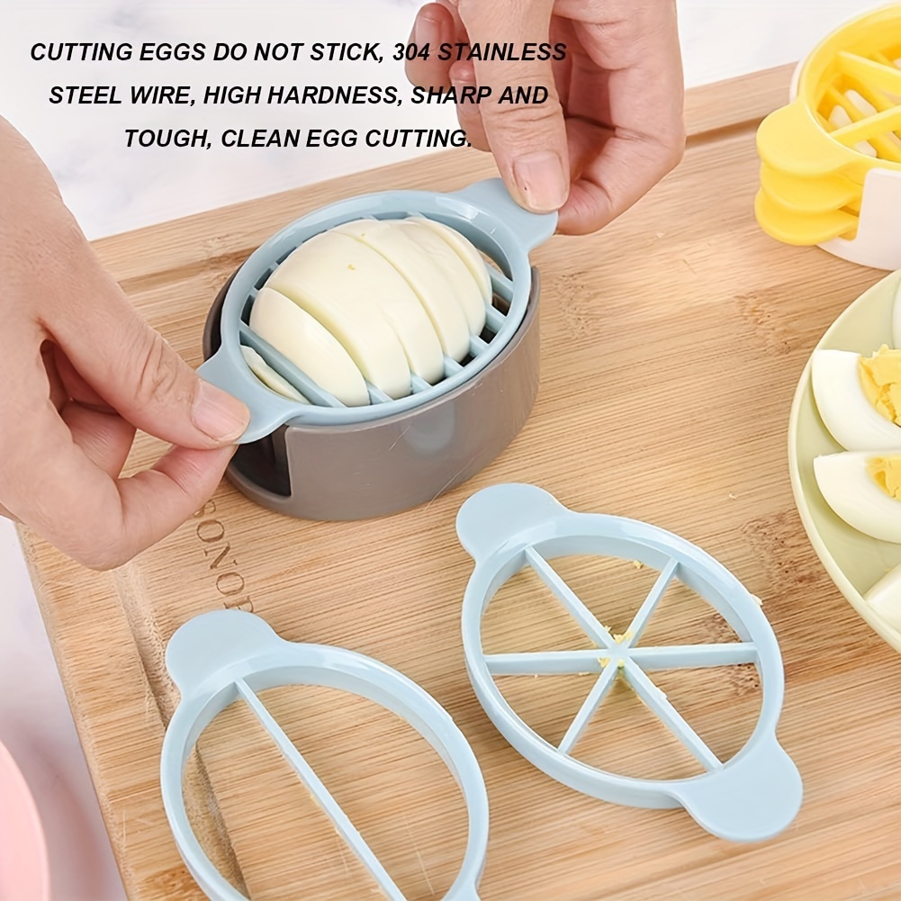 Household Multifunctional Egg Cutter, Egg Slicer For Hard Boiled Eggs, 1 Egg  Chopper/divider/dicer/cutter, Kitchen Gadgets, - Temu