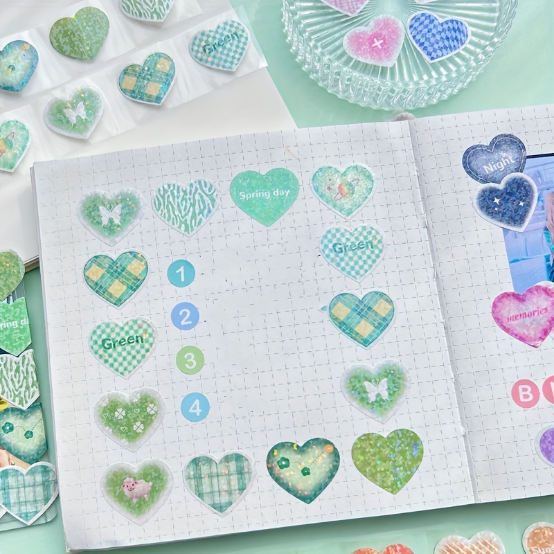 Black Graffiti Heart Love Blue Washi Tape - Temu