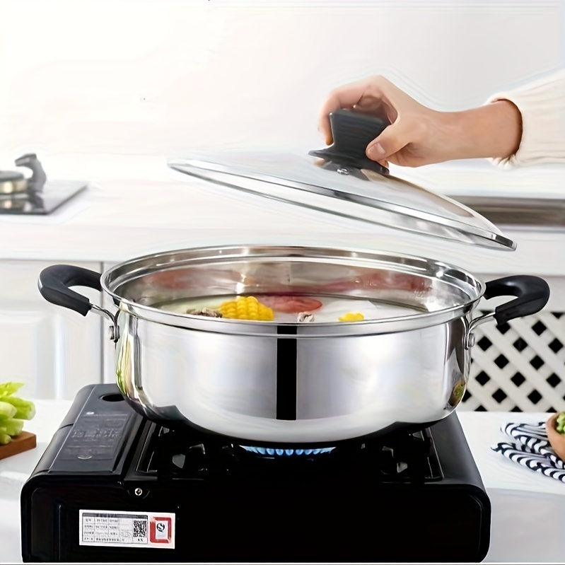 Stainless Steel Hot Milk Pot Cooking Noodle Small Pot Gas - Temu