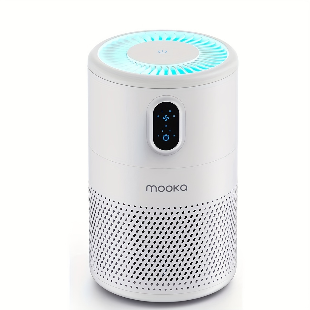 Portable Air Purifier With Hepa Filter Ionizer And Led - Temu