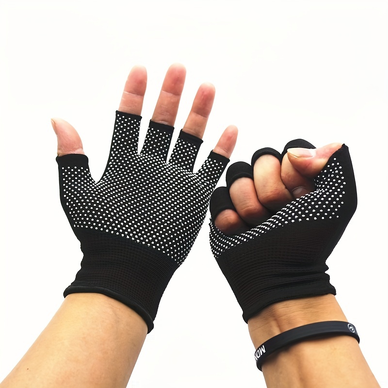 1 Paar Atmungsaktive, Rutschfeste Fischerei-handschuhe Für Männer