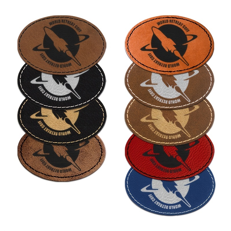 80 Pcs Blank Leatherette Hat Patches with Adhesive Rustic Patches Laser  Supplies Faux Leather Hat Patches with Iron on Adhesive Bulk for Hat Shirt