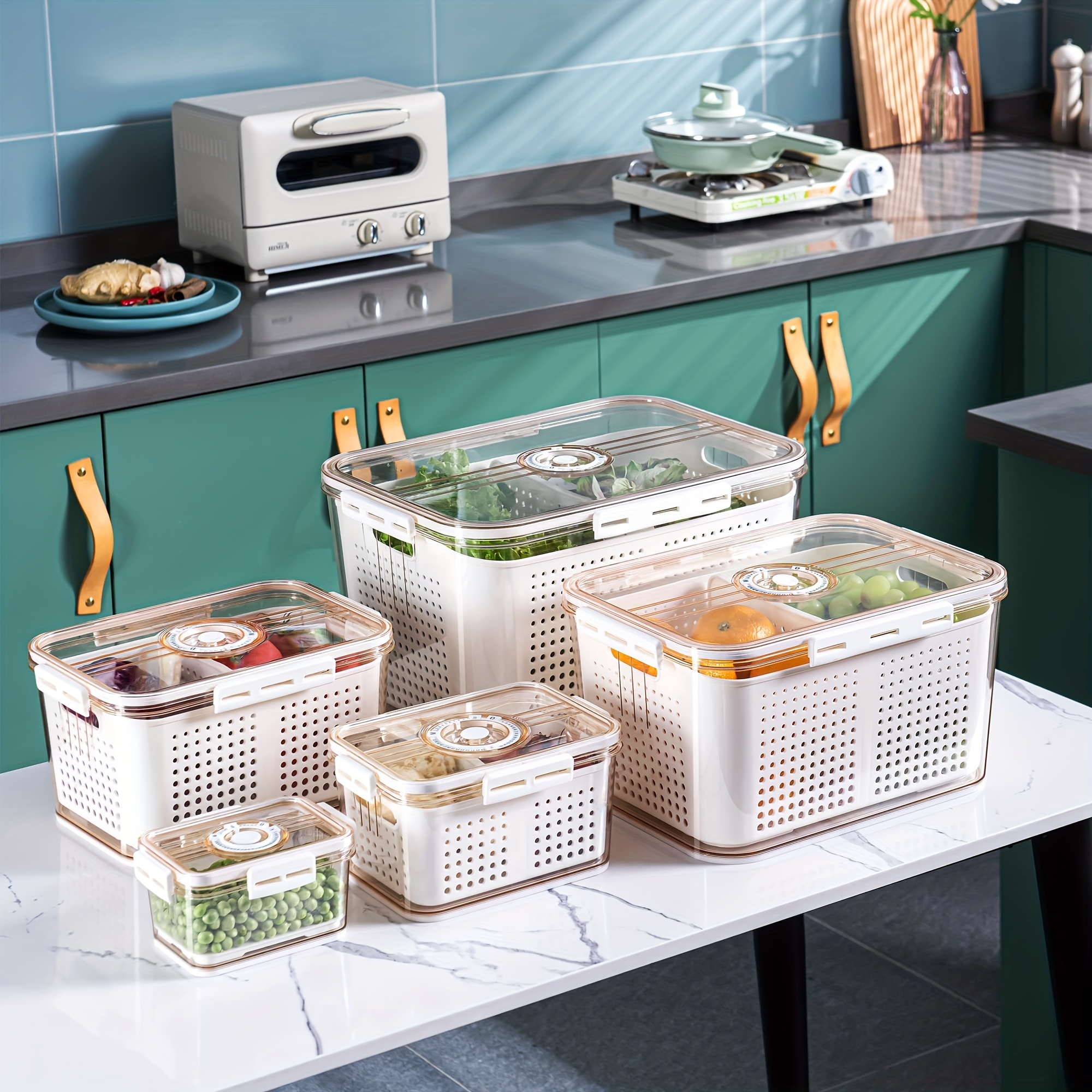 Produce saver storage containers - Fresh Vegetable Fruit Storage