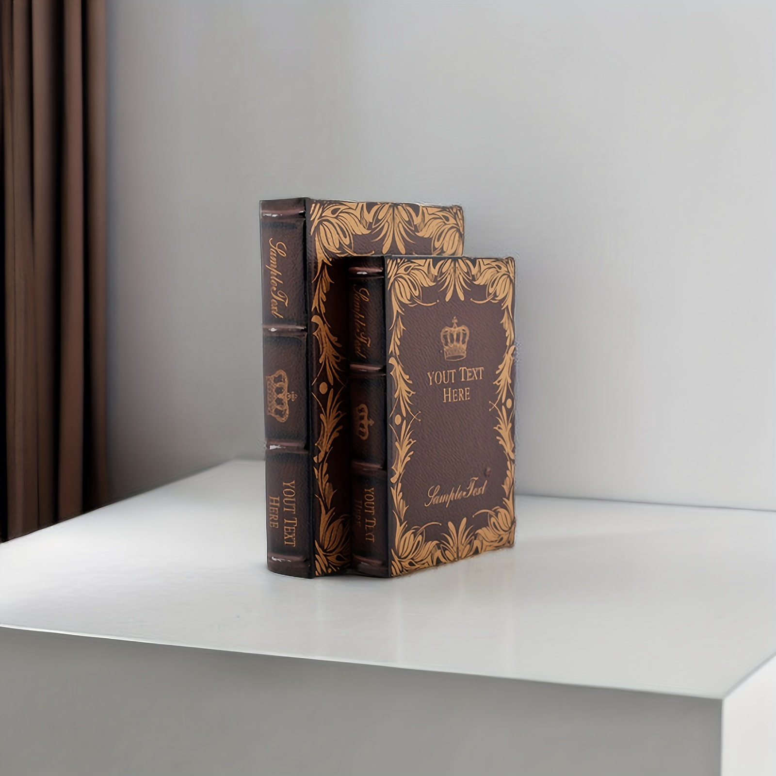 Luxury decorative book Fake Books for Decorations coffee table ornaments -  Figurines & Miniatures - Aliexpress