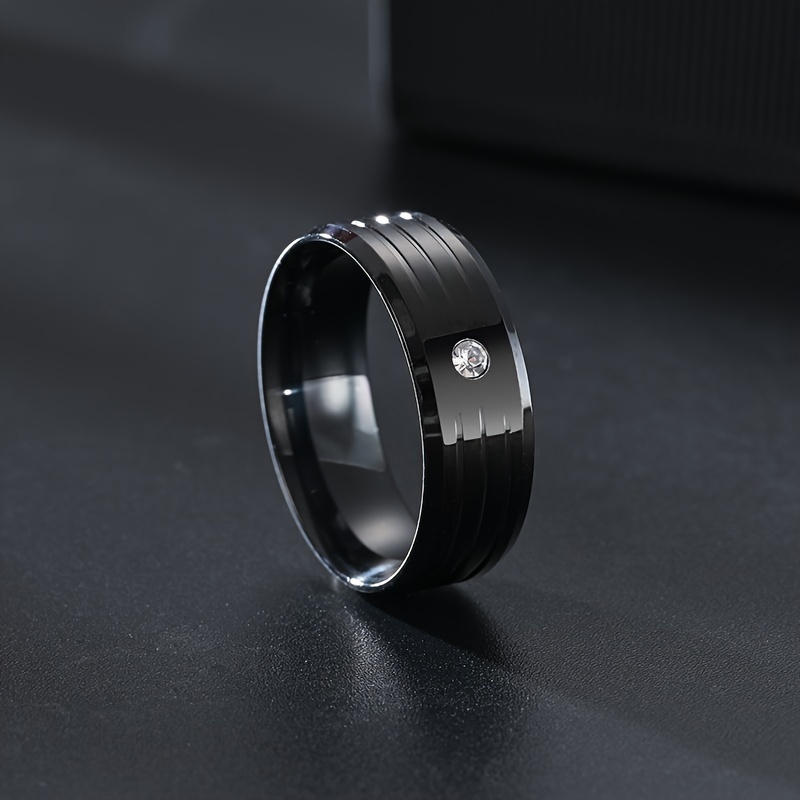Stainless Steel Shiny Imported Adjustable Ring