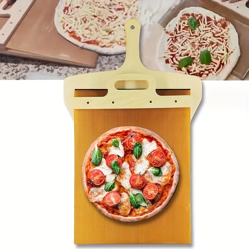 Sliding Pizza Peel-Pizza Peel Shovel With Handle, Dishwasher Safe Pizza Peel  US~