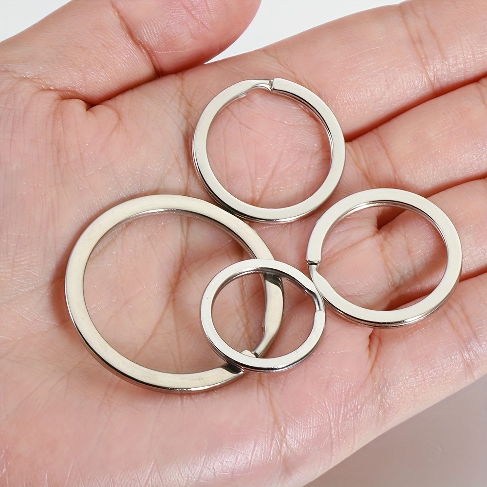 Split Rings/ 9mm-10mm-12mm Metal Round Key Rings/240pcs Keychain Rings  Split Ring Silver Key Chain Key Ring/keyring Hook Loop Leather Craft 