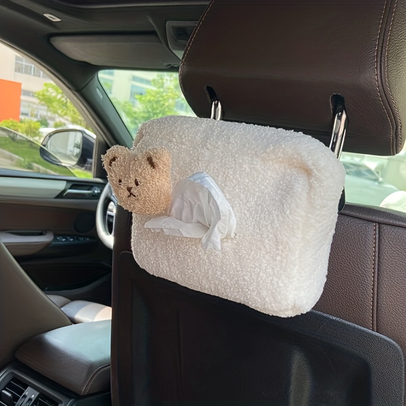 Fashionable & Durable Car Tissue Box With Cute Rabbit Doll