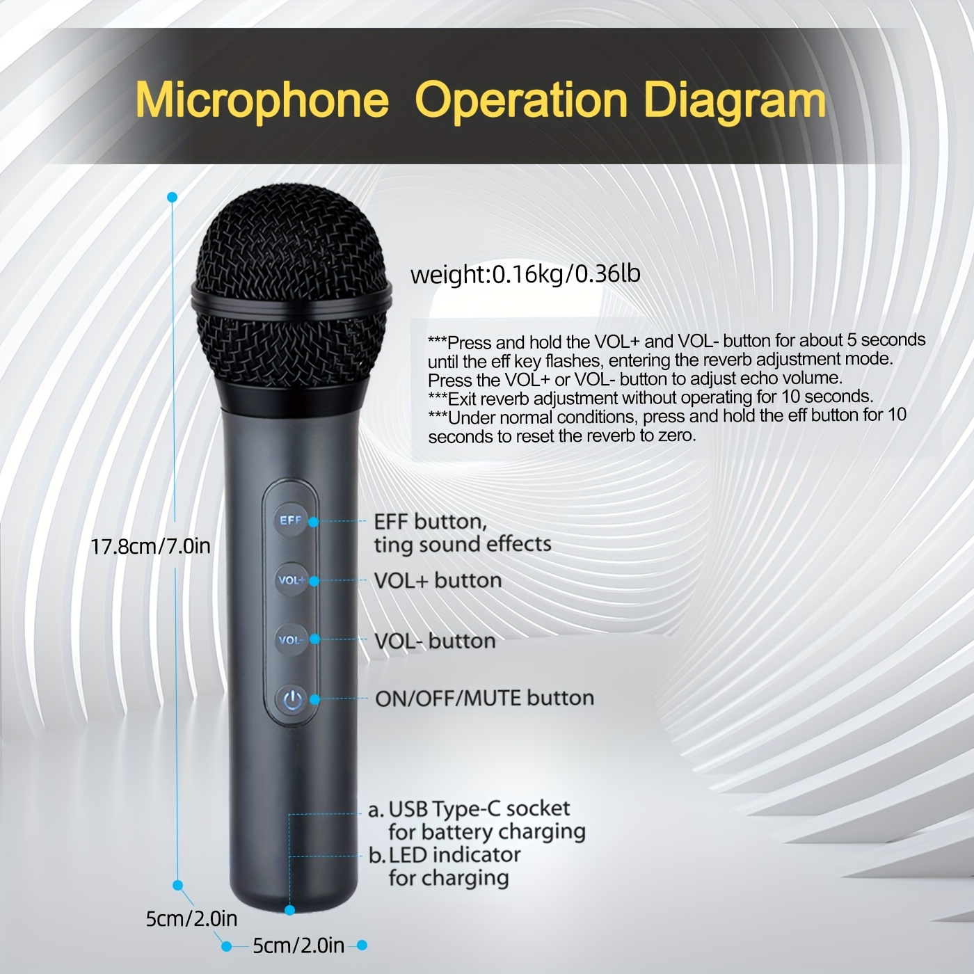 Heikuding Dual Universal Wireless Microphone Cordless Mic Temu