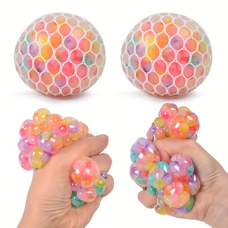 24 PièCes Galaxy Balles Anti-Stress, 2,5 Pouces ThèMe Espace Balles Anti- Stress Squeeze Balls Balles Anti-Stress pour Enfants et Adultes