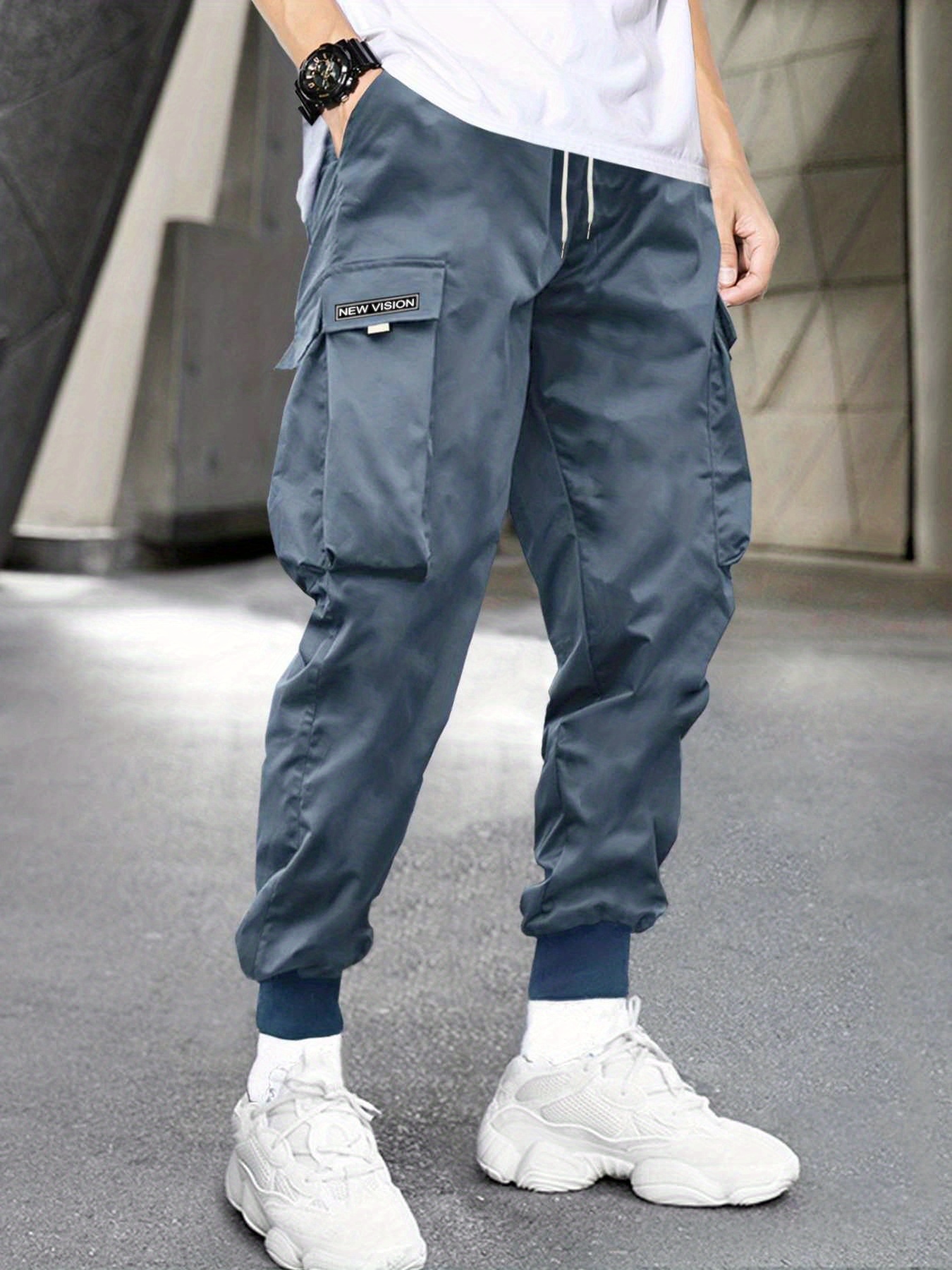 Is That The New Guys Letter Graphic Drawstring Cargo Pants ??