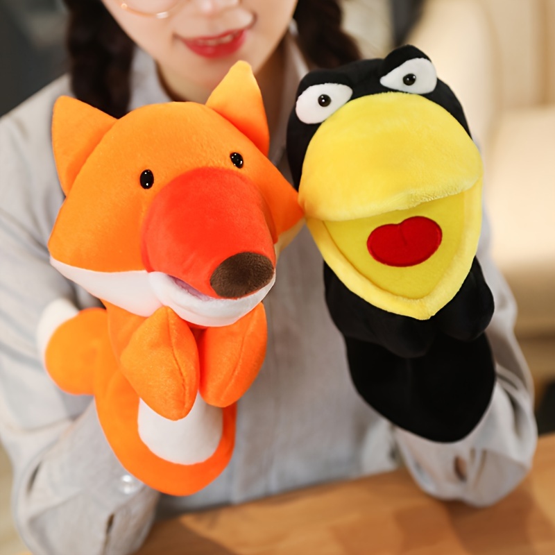 Realistic Plush Animal Puppet Fox  Plush animals, Realistic stuffed  animals, Puppets