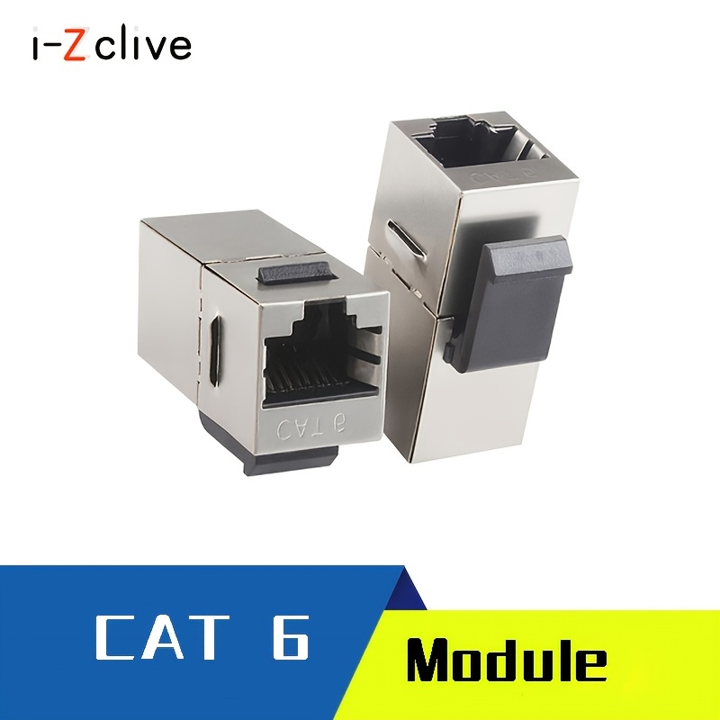 CCTV Ethernet Cable Connectors Tool-less Crystal Head CAT6 Plug RJ45  Connector