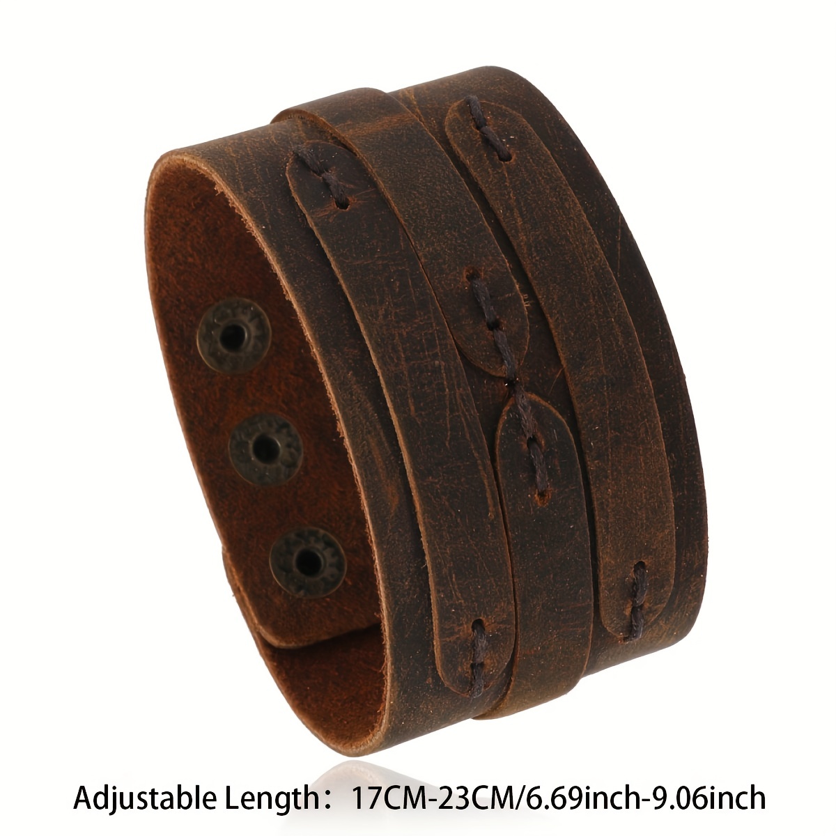 Braided Wrap Pu Leather Bracelets Men Vintage Life Tree - Temu
