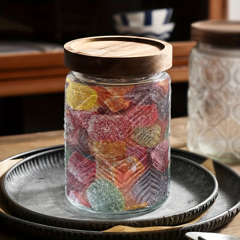  Tarros de vidrio con tapa hermética, Contenedores herméticos  de vidrio para almacenamiento de alimentos