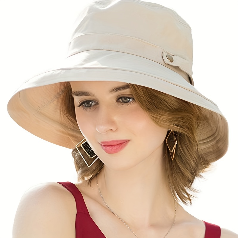 Stylish Women's Sun Hat With Bow Decoration - Perfect For Summer Beach 