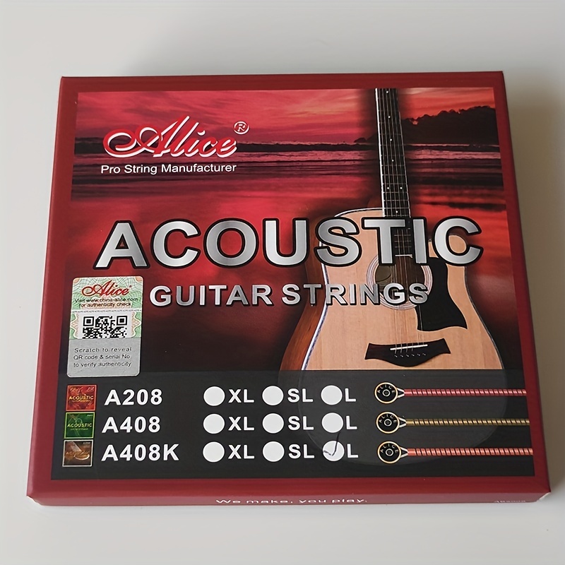 acoustic guitar strings labeled