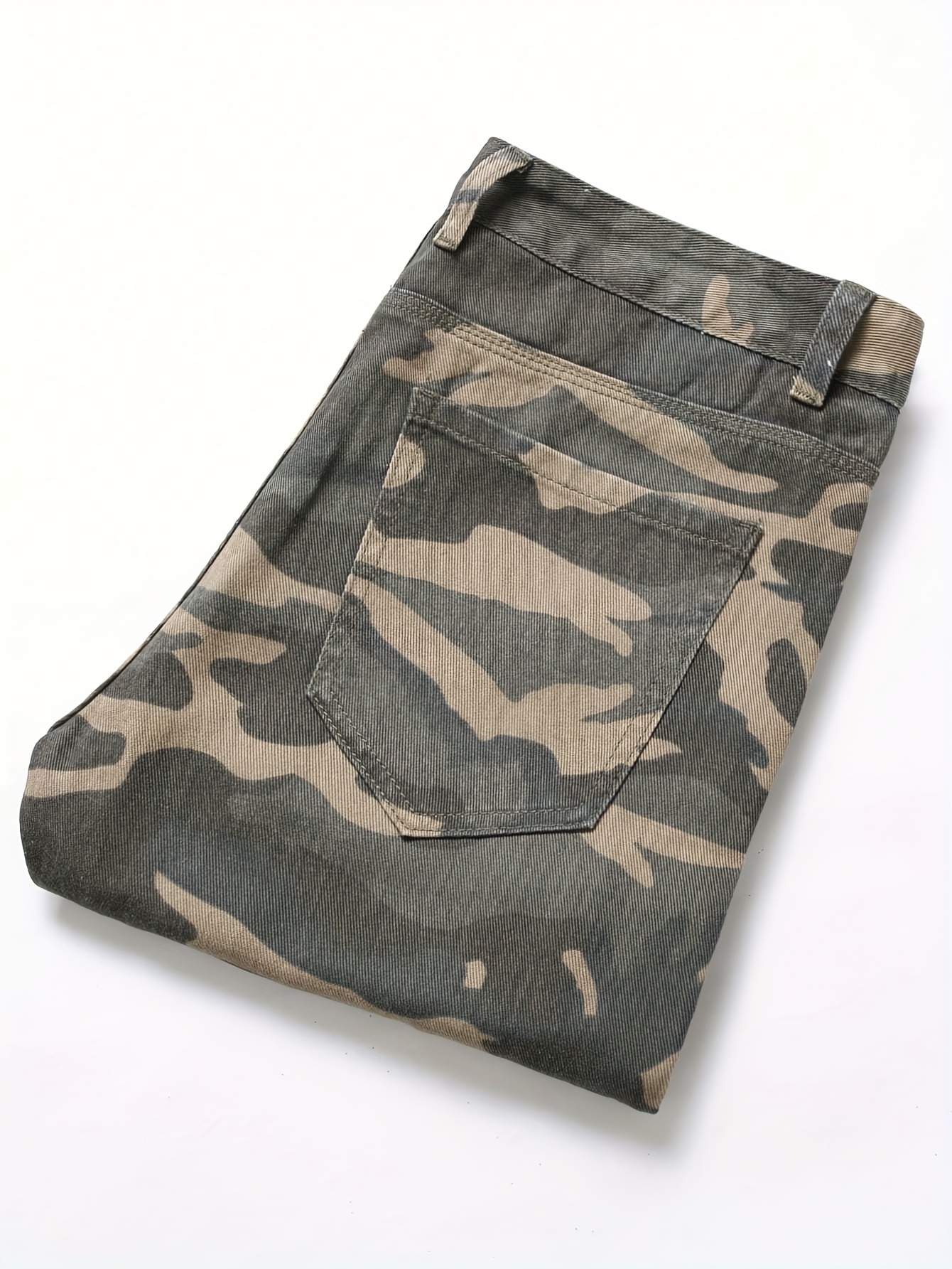 Pantalon En Jean D contract Homme Motif Camouflage Chic Temu Canada