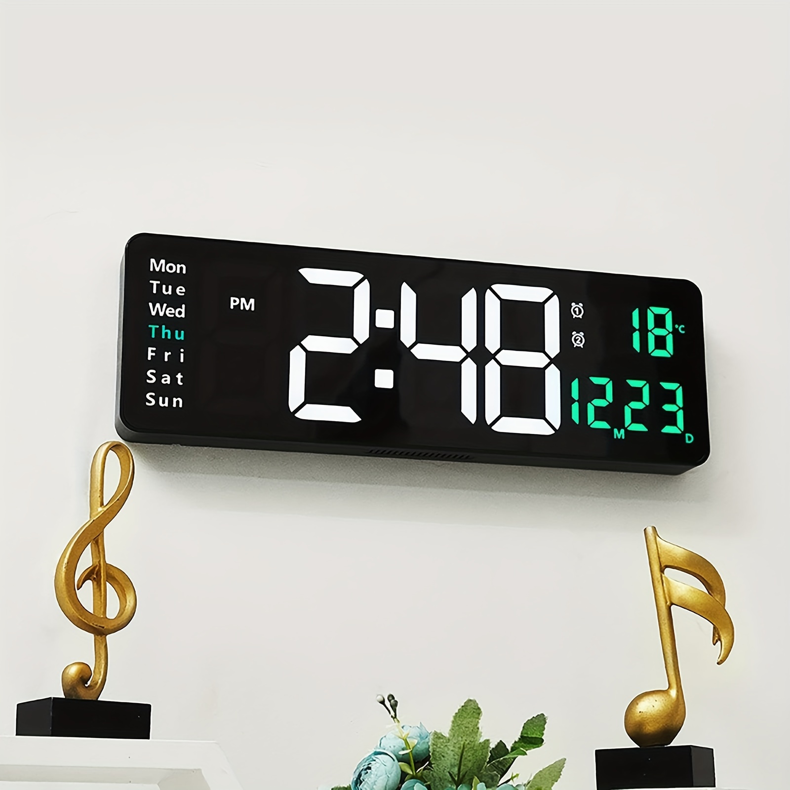 Horloges murales avec thermomètre