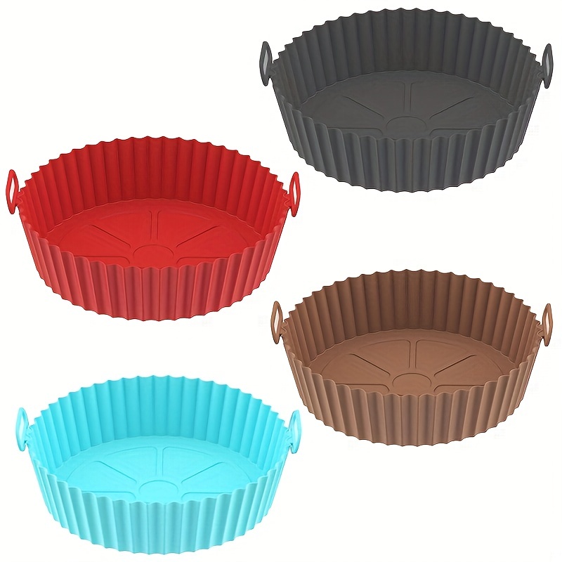 4 Pack Air Fryer Silicone Liners for 3 to 5 QT, Silicone Air Fryer