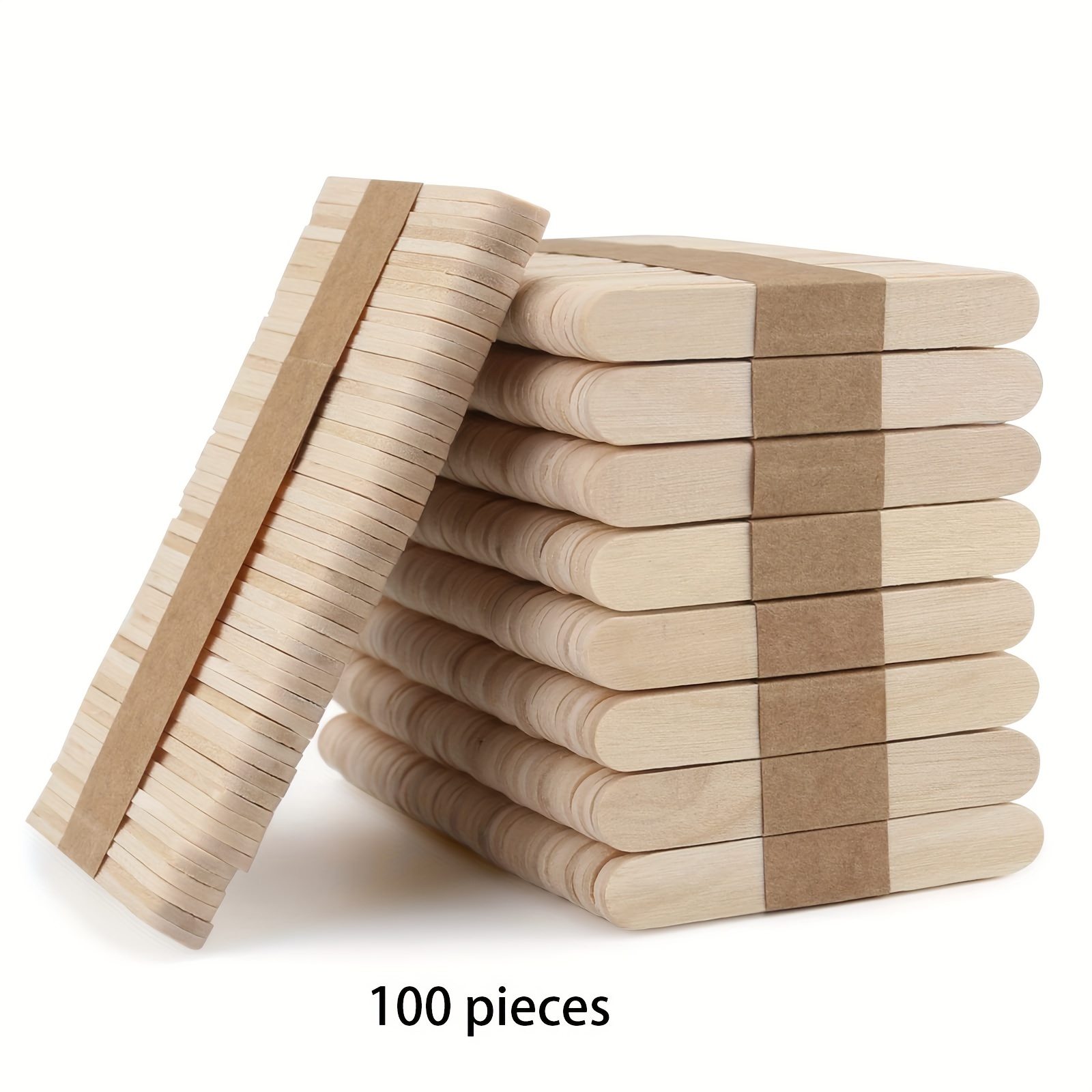 Colorful Wooden Craft Sticks Wooden Popsicle Craft Sticks - Temu