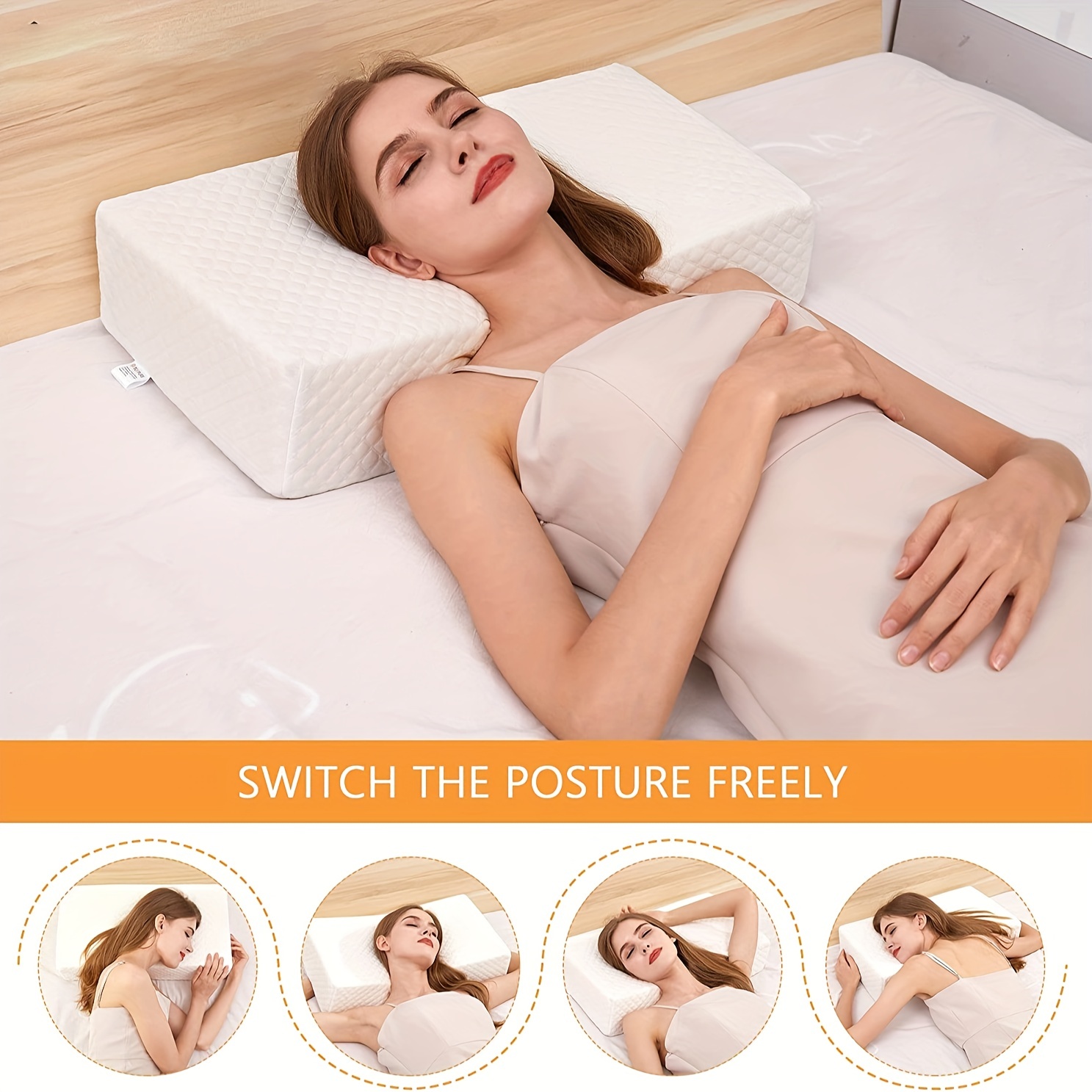 1 Cervical Neck Pillow For Sleeping Inflatable And Height - Temu