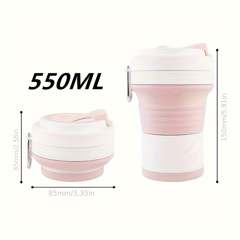 Silicone Collapsible Coffee Cup (550ml)