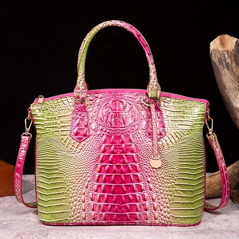 Buckle Decor Bucket Shoulder Handbags, Lady Luxury Women's Geometric Strap  Crossbody Bag, Classic Vintage Sling Bag, Faux Casual Designer Retro  Fashion Purse, Mothers Day Gift For Mom