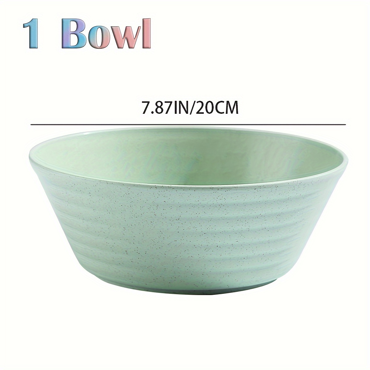 GREENDISH Wheat Straw Bowls Set, 4 Large Unbreakable Cereal Bowls,  Microwave Safe Bowls for Kitchen - Dishwasher Safe Reusable Big Bowls for  Eating