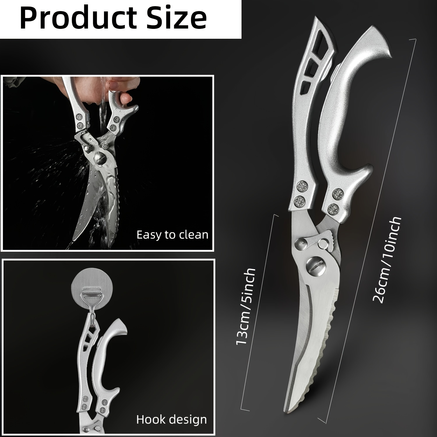 Professional Fish Holder Stainless Steel Scissor Snip Lip - Temu Republic  of Korea